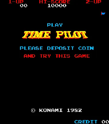 Time Pilot screen shot title